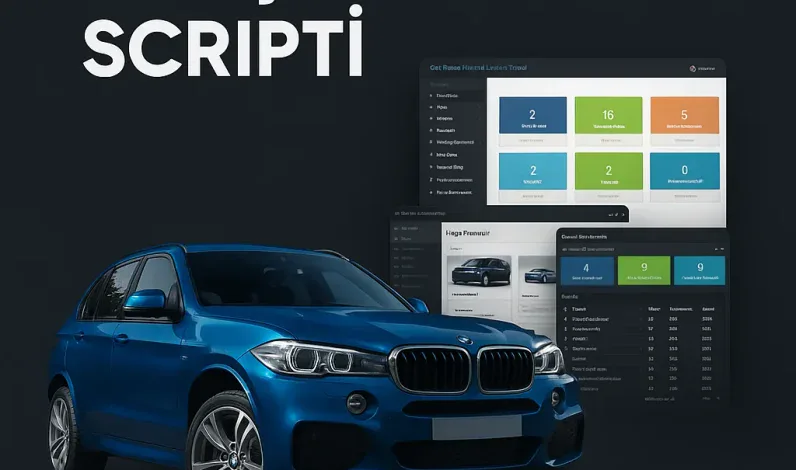 Rent a Car Scripti – Araç Kiralama Scripti | Ücretsiz 2025