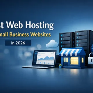 Makale başlığına ait öne çıkarılan görsel: Best Web Hosting for Small Business Websites in 2026