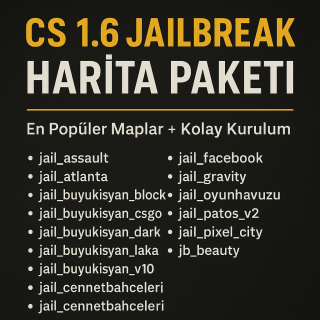 Makale başlığına ait öne çıkarılan görsel: CS 1.6 JailBreak Harita Paketi – En İyi Maplar 2025 Makale başlığına ait öne çıkarılan görsel: CS 1.6 JailBreak Harita Paketi – En İyi Maplar 2025