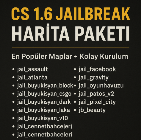 CS 1.6 JailBreak Harita Paketi – En İyi Maplar 2025