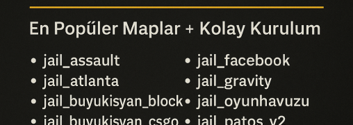 CS 1.6 JailBreak Harita Paketi – En İyi Maplar 2025