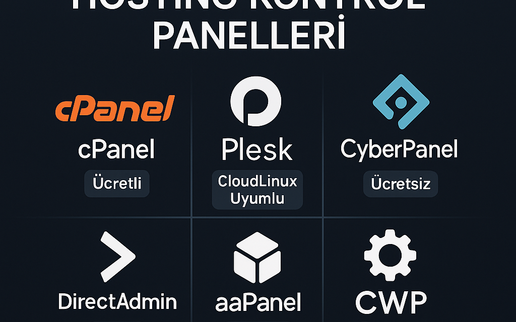 Hosting Kontrol Panelleri 2025 – En Çok Tercih Edilen