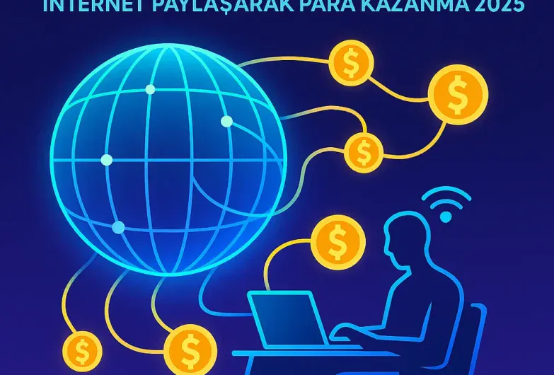 Günde 10$ Pasif Gelir: İnternet Paylaşarak Para Kazanma 2025