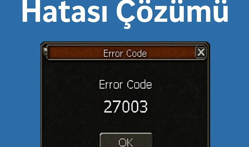 Metin2 27003 Hatası Çözümü + Otomatik .BAT Script (2026)