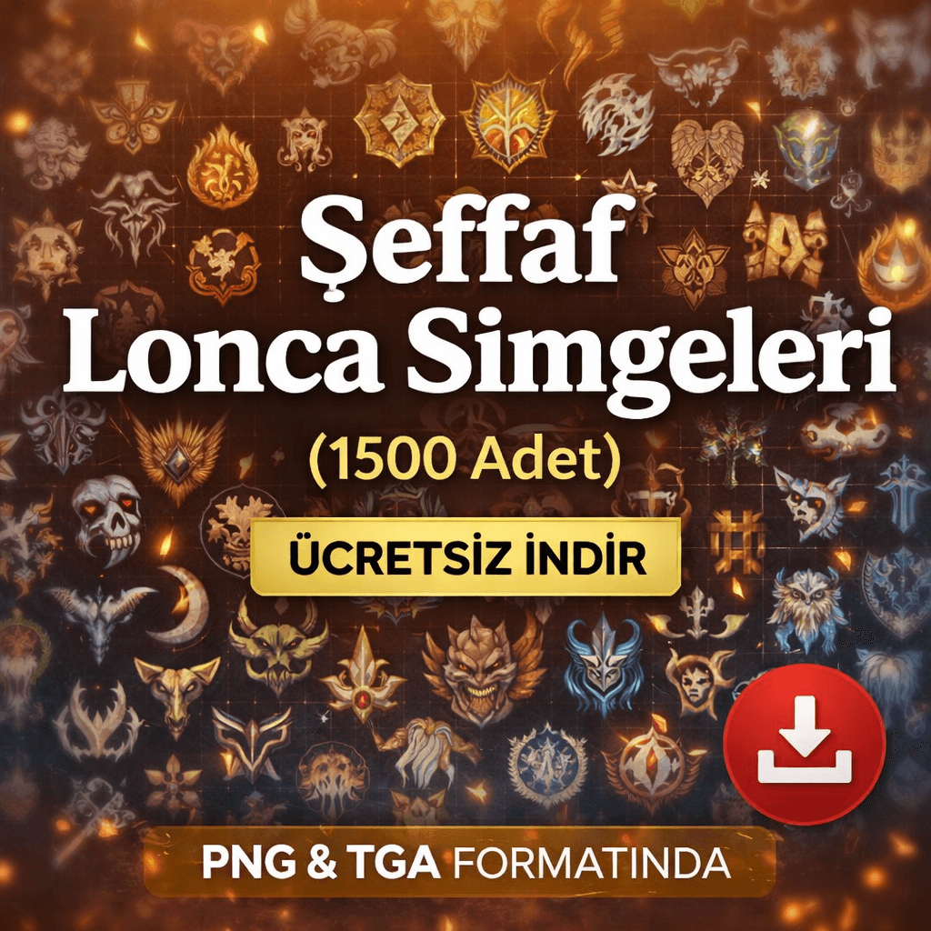 Metin2 Şeffaf Lonca Simgeleri (1500 Adet) Ücretsiz 2026