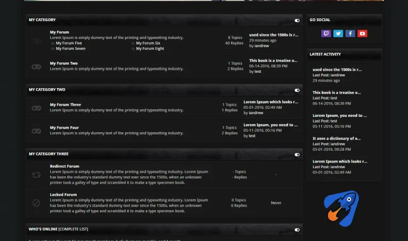 MyBB Oyun Teması Ücretsiz 2026 (Revolution Gaming)