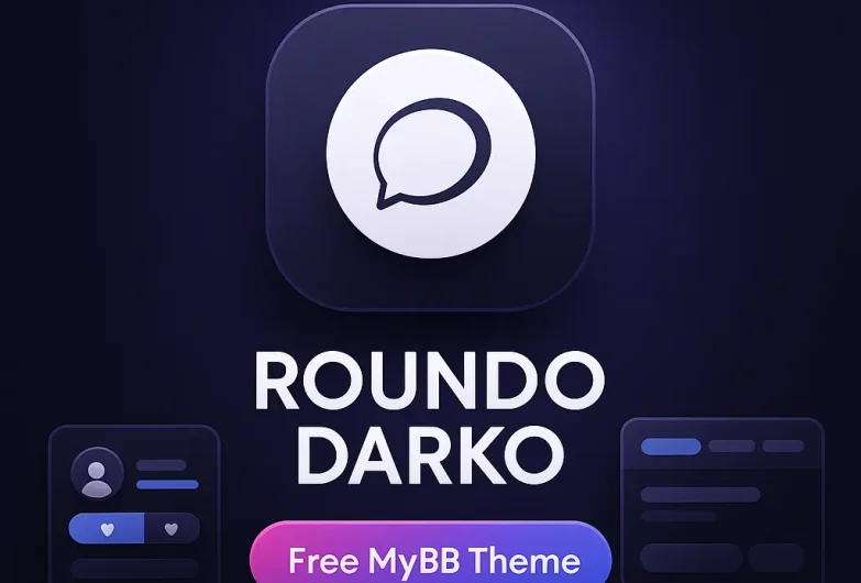 MyBB Roundo Teması (Dark Modern) – Ücretsiz İndir (2025)