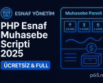 PHP Esnaf Muhasebe Scripti – Ücretsiz FULL 2025