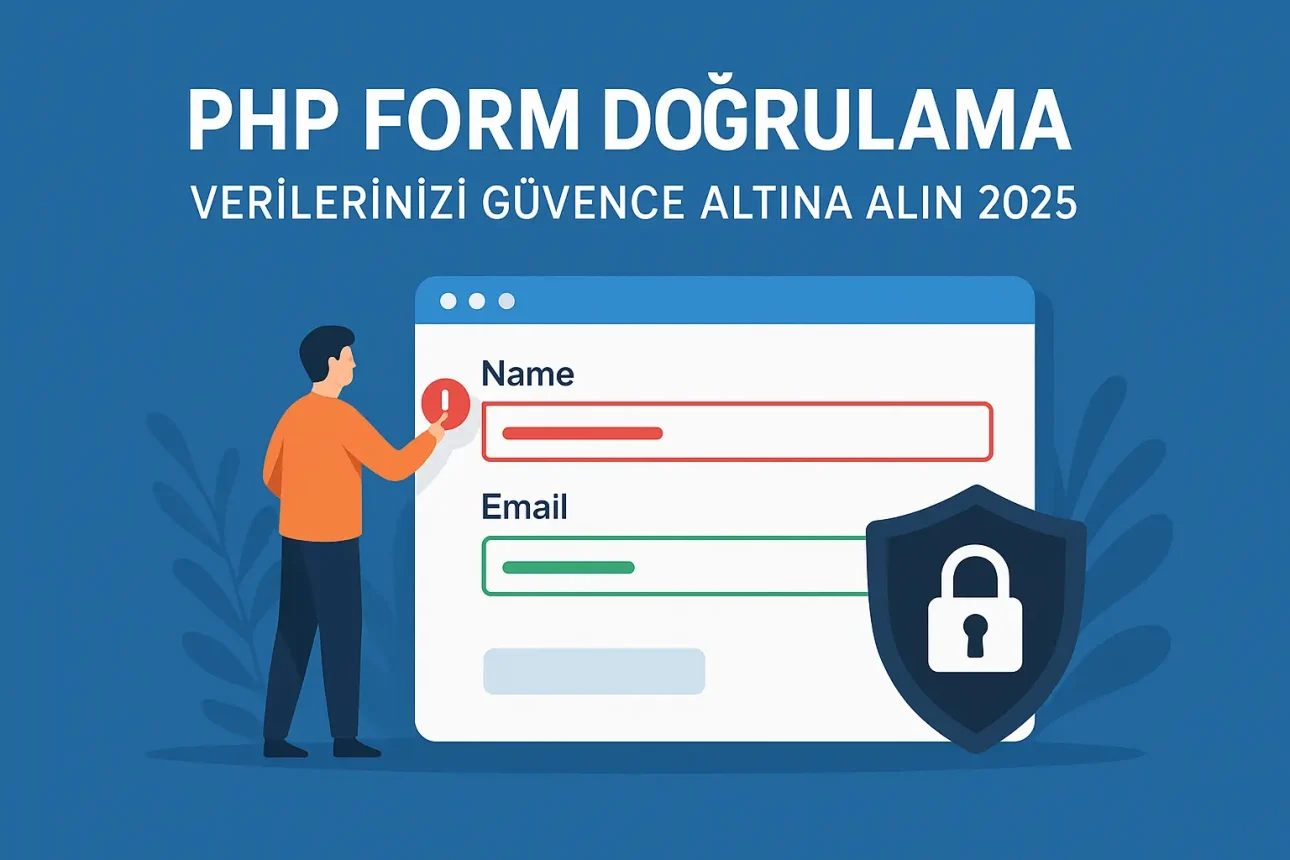PHP Form Doğrulama: Verilerinizi Güvence Altına Alın 2025 PHP Form Doğrulama: Verilerinizi Güvence Altına Alın 2025