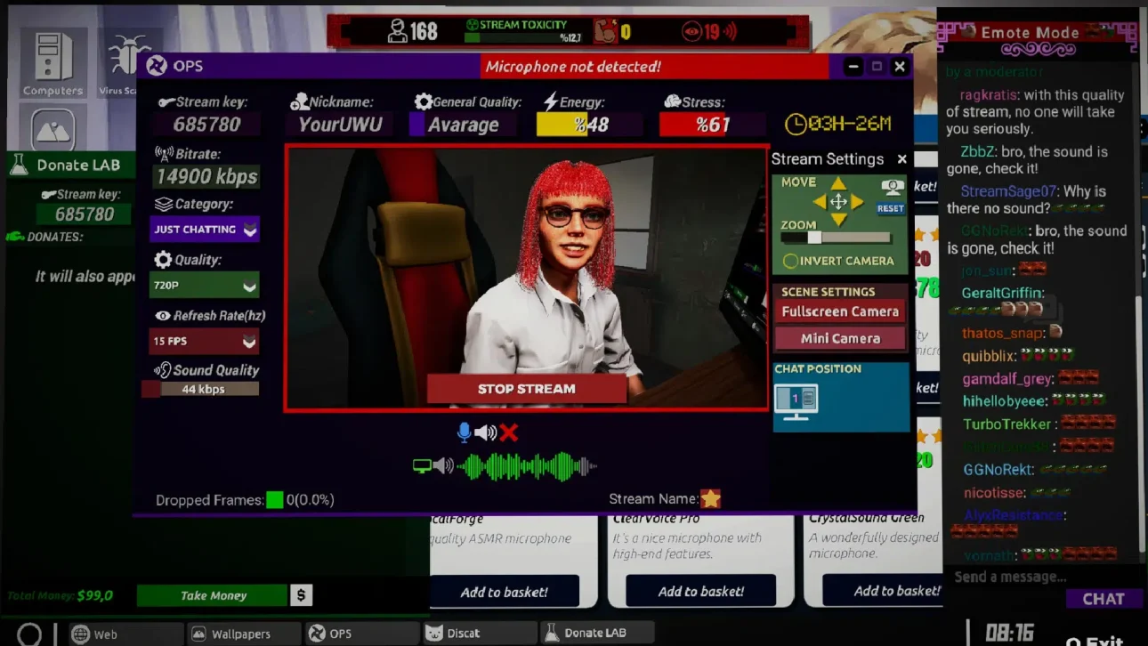 Streamer Life Simülatör 2 Ücretsiz İndir (v0.15 Full 2025) Streamer Life Simülatör 2 Ücretsiz İndir (v0.15 Full 2025)